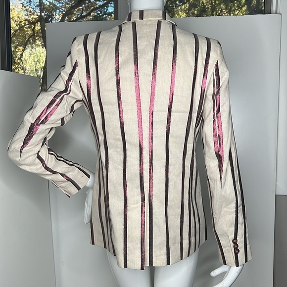 Day Birger et Mikkelsen Sz 36 / US 4 Linen Cotton Fitted Blazer New with Tags - Picture 4 of 11